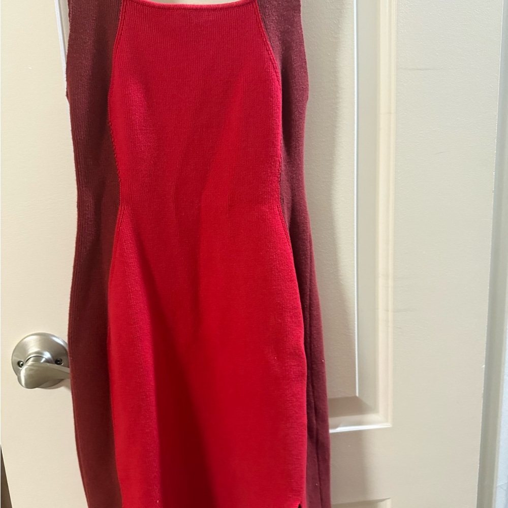 SOLID & STRIPED Red dress - Picture 4 of 5